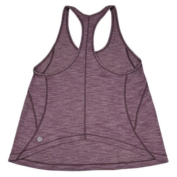 LULULEMON Train Times Tank Size 4 Heathered Dark Adobe - Picture 6 of 8